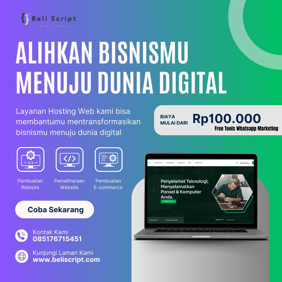 Jasa Pembuatan Website Landing Page Profesional: Layanan Servis Komputer & Smartphone!