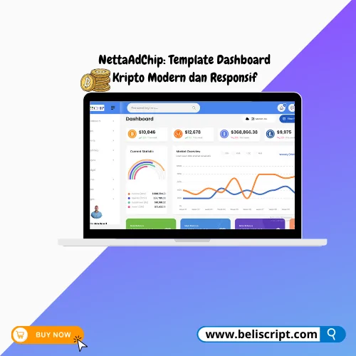 NettaAdChip: Template Dashboard Kripto Modern & Responsif untuk Proyek Anda!