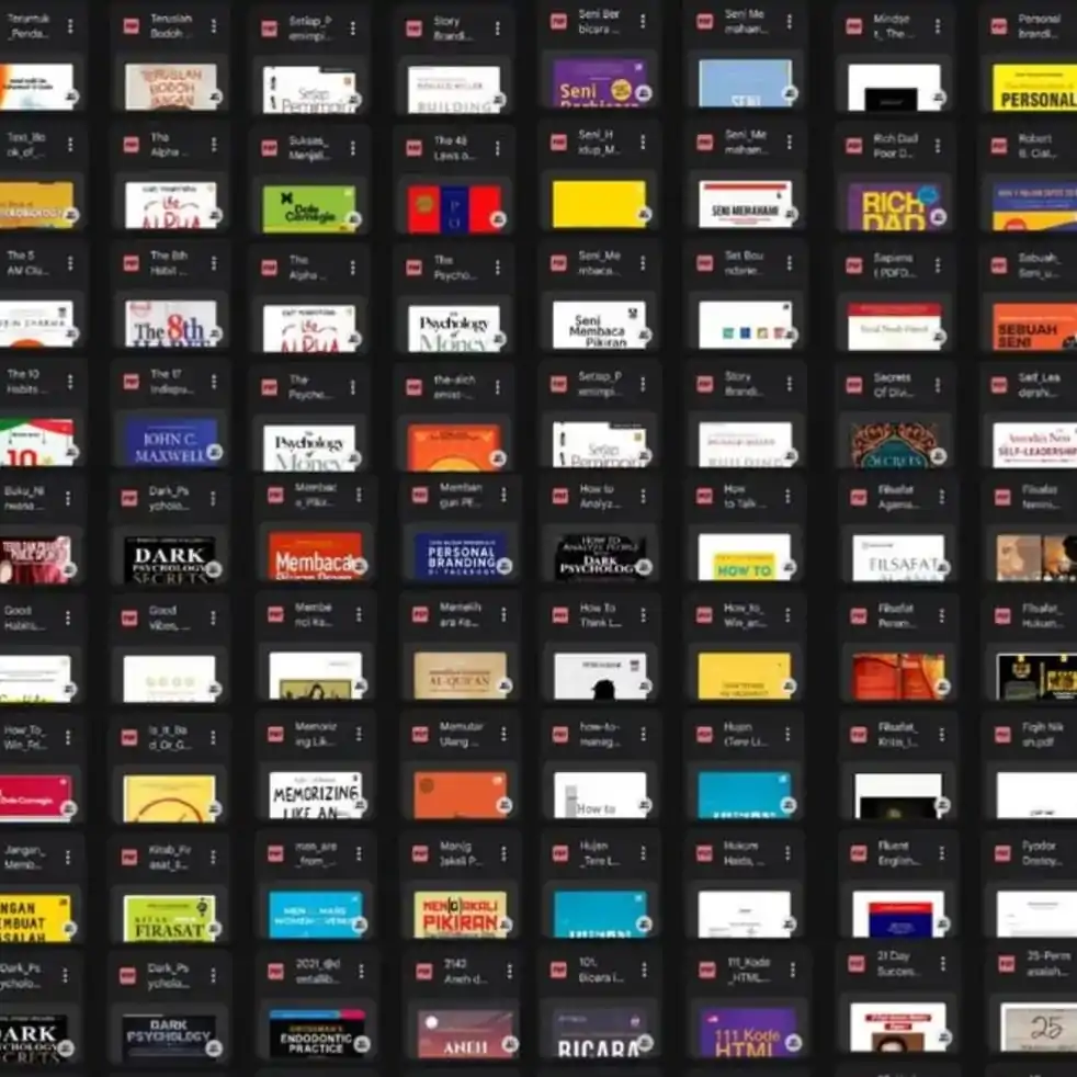 BUNDLE 999+ E-BOOK [Self Improvement, Growth Mindset, Novel, Investasi, Bisnis, dll]